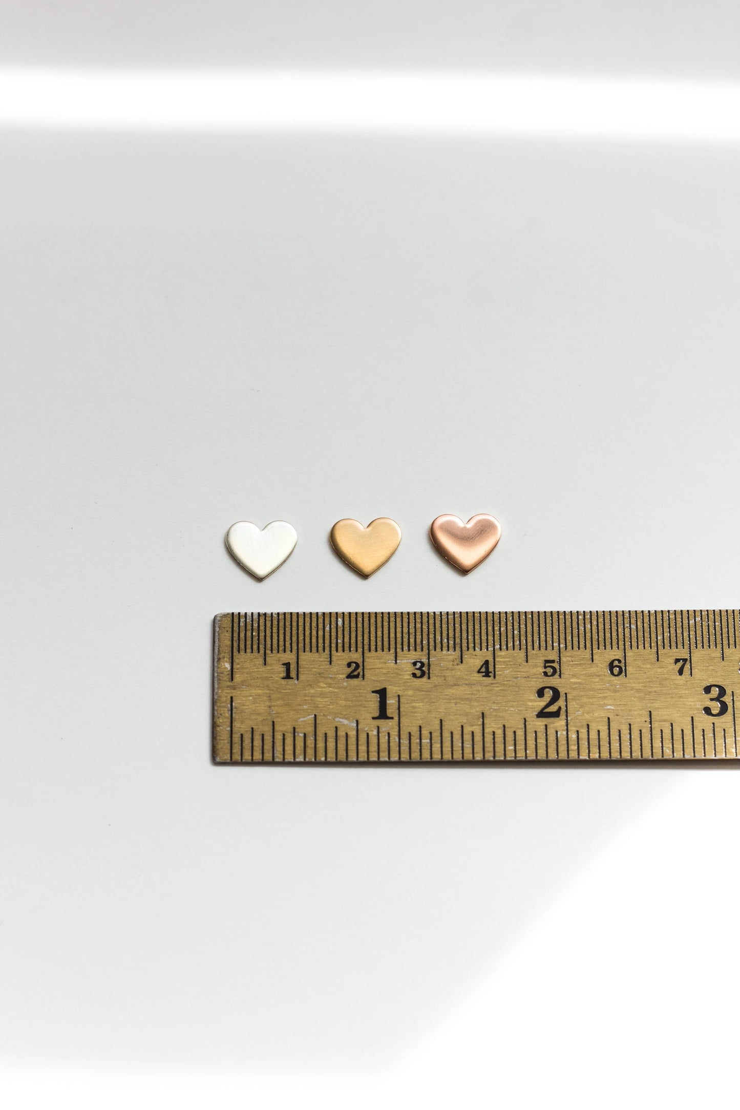 10x11mm Heart Blank, B23