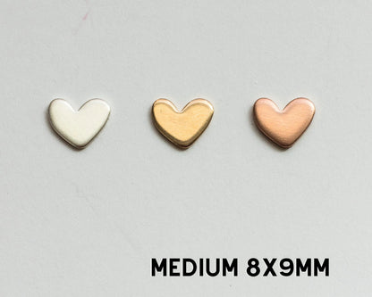 8x9mm Heart Blank, B21