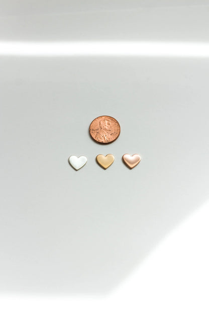 10x11mm Heart Blank, B23
