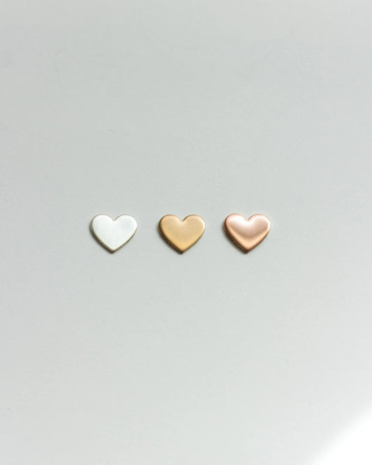 10x11mm Heart Blank, B23