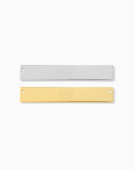 1.5x.25" Blank Necklace Connector, B91