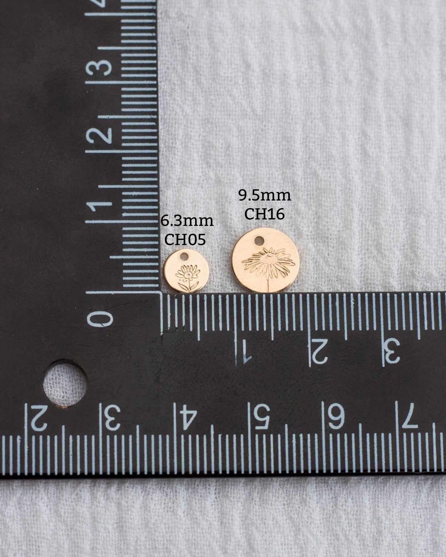 6.3mm Birth Flower Charm, CH05