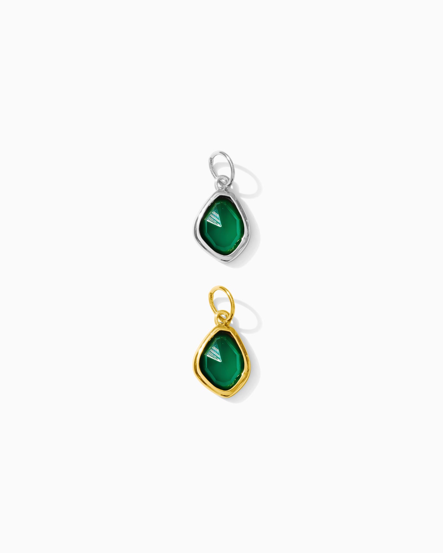 Green Agate Charm, CH120