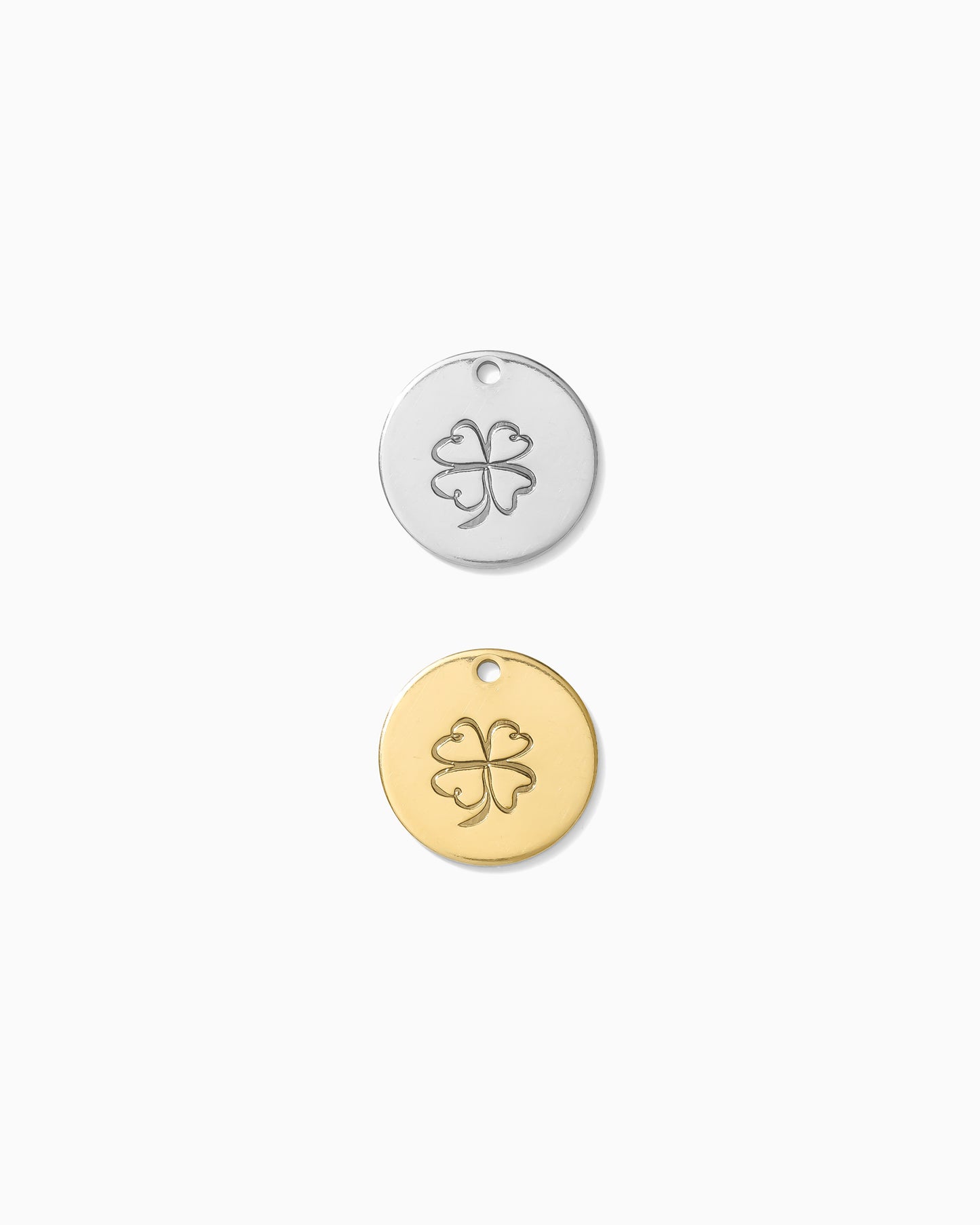 12.7mm Four Leaf Clover Pendant, CH138