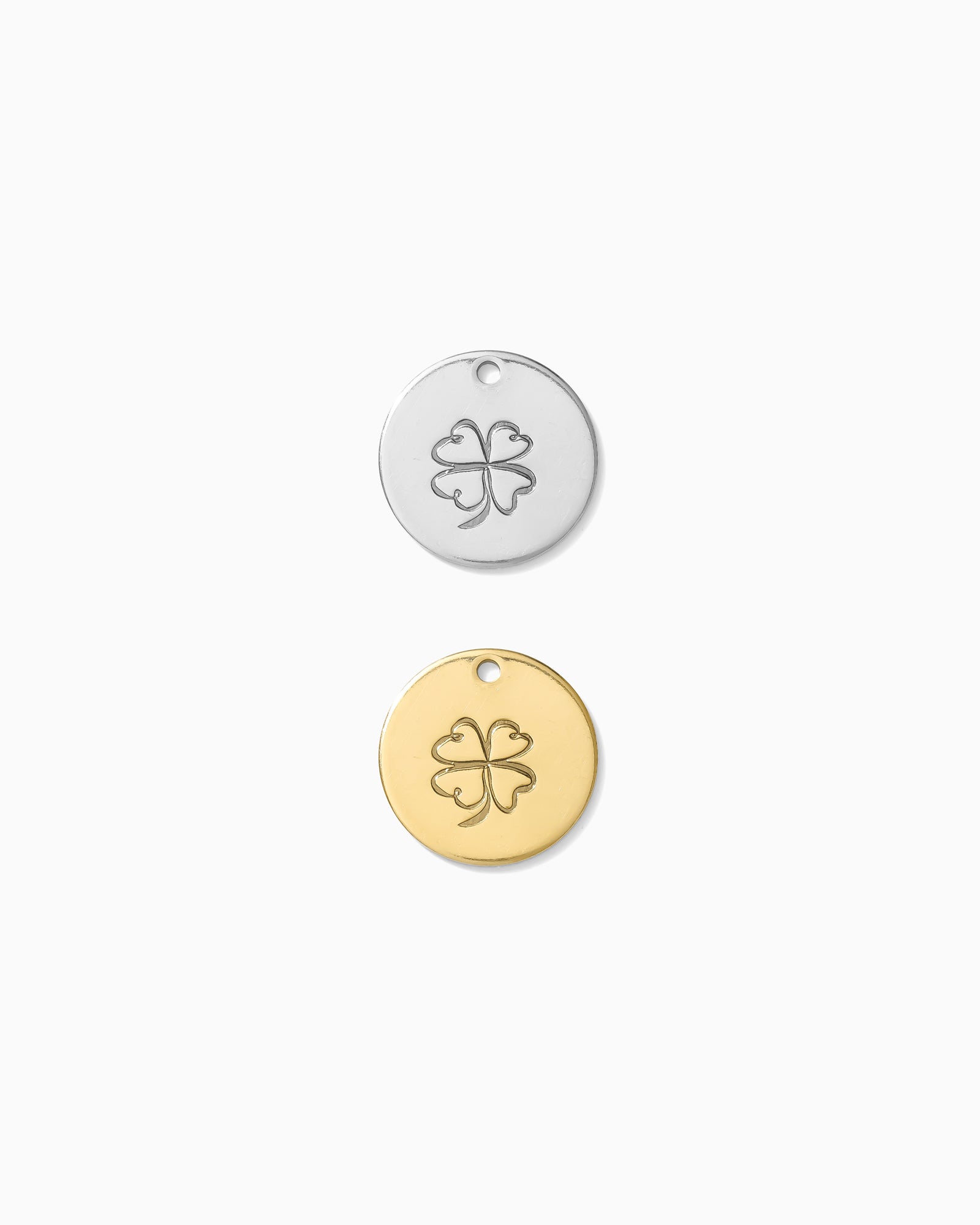 12.7mm Four Leaf Clover Pendant, CH138