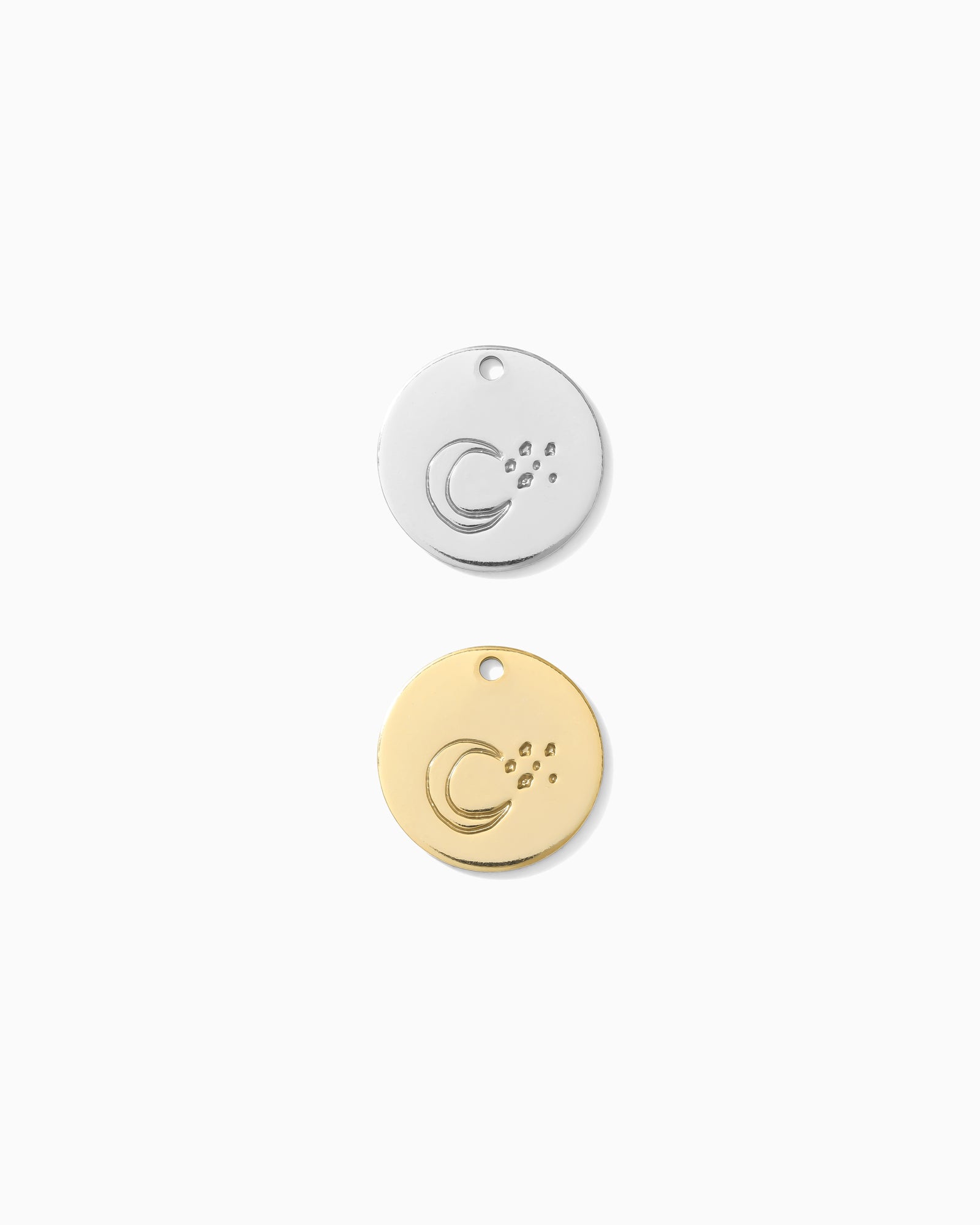 12.7mm Moon & Stars Pendant, CH150