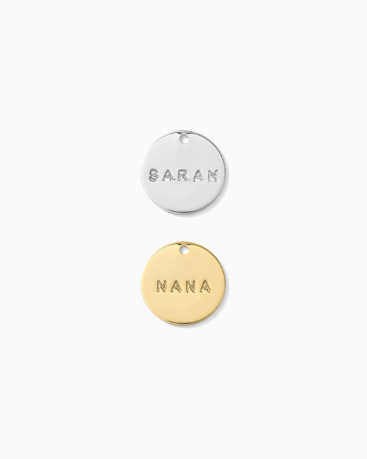 12.7mm Custom Circle Charm, CH153