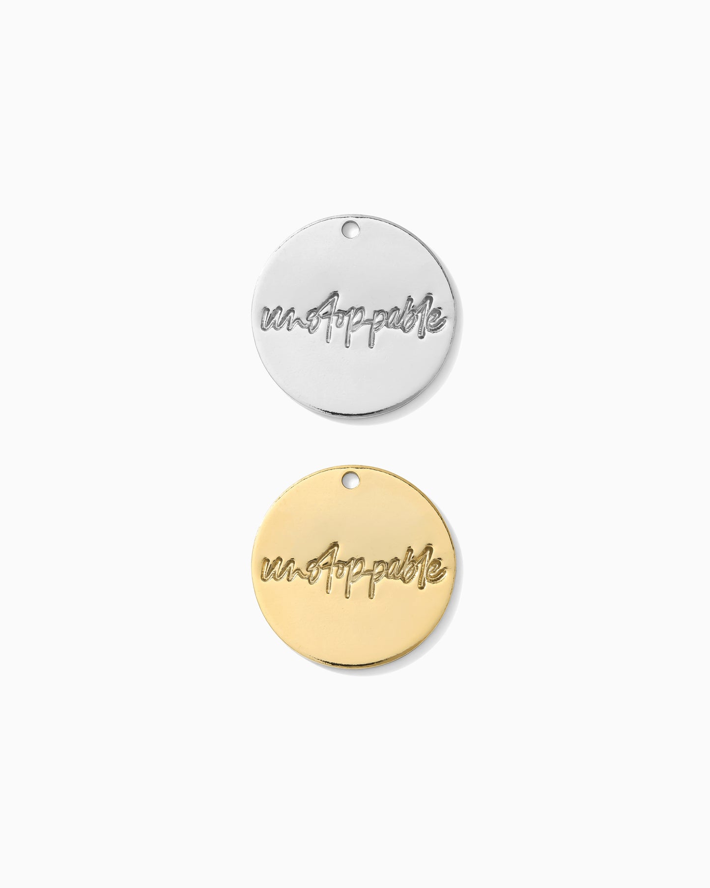 15.9mm Unstoppable Cursive Charm, CH190