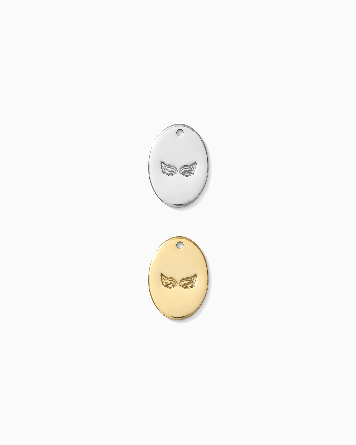 Angel Wings Oval Charm, CH210
