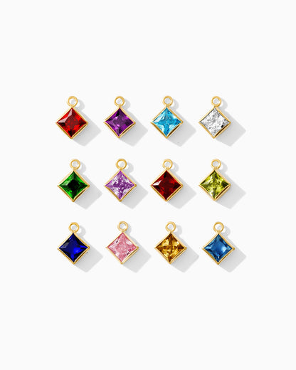 4mm Diamond Birthstone Charm, CH253