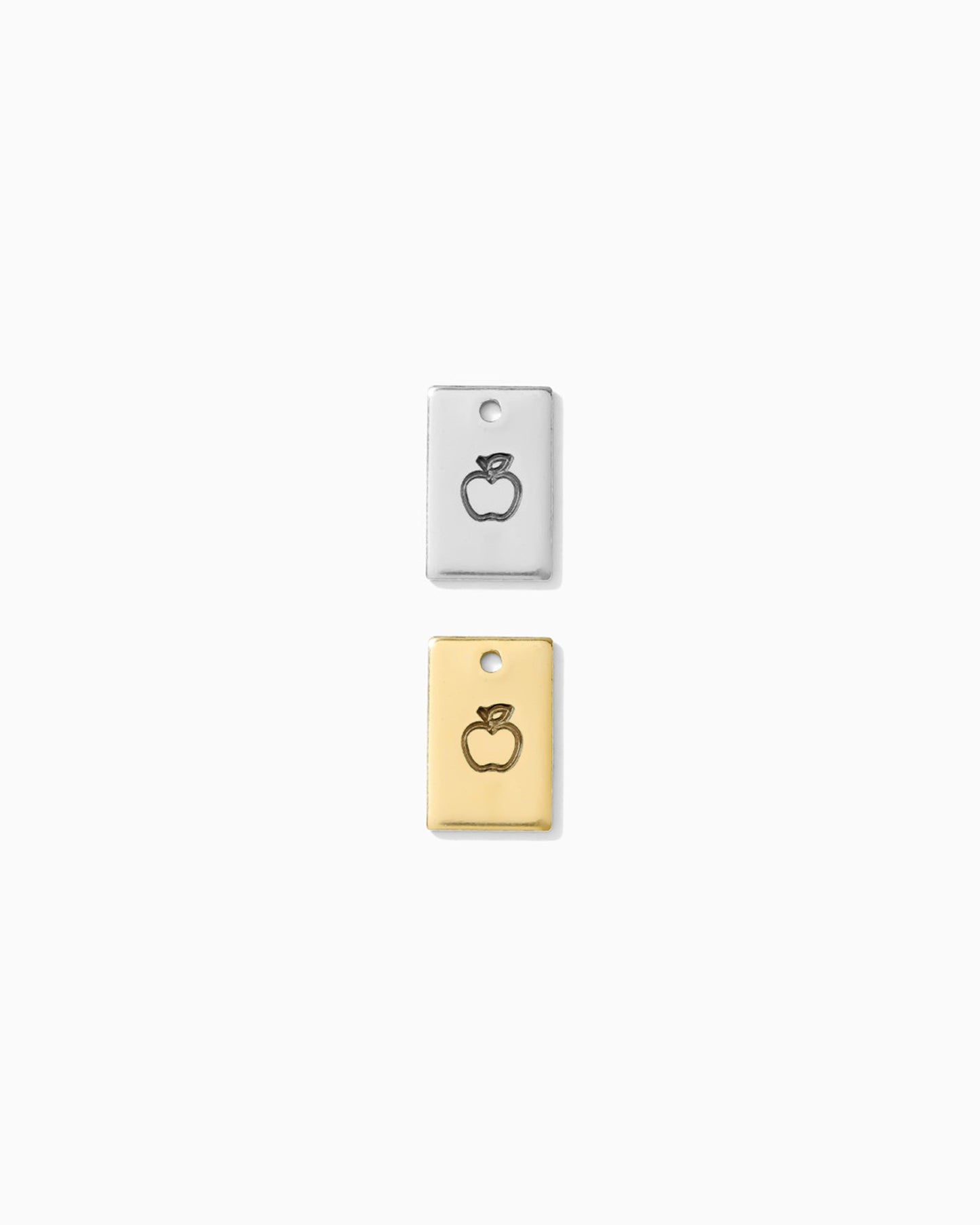 Apple Rectangle Charm, CH266