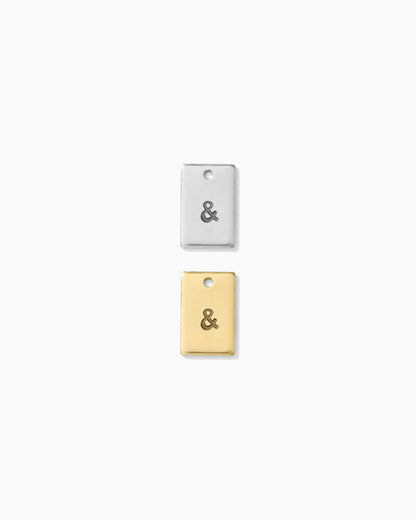 Ampersand Rectangle Charm, CH266