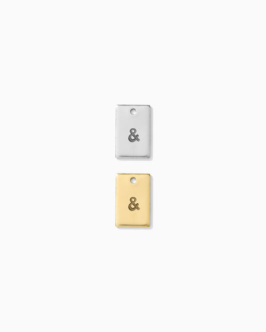 Ampersand Rectangle Charm, CH266