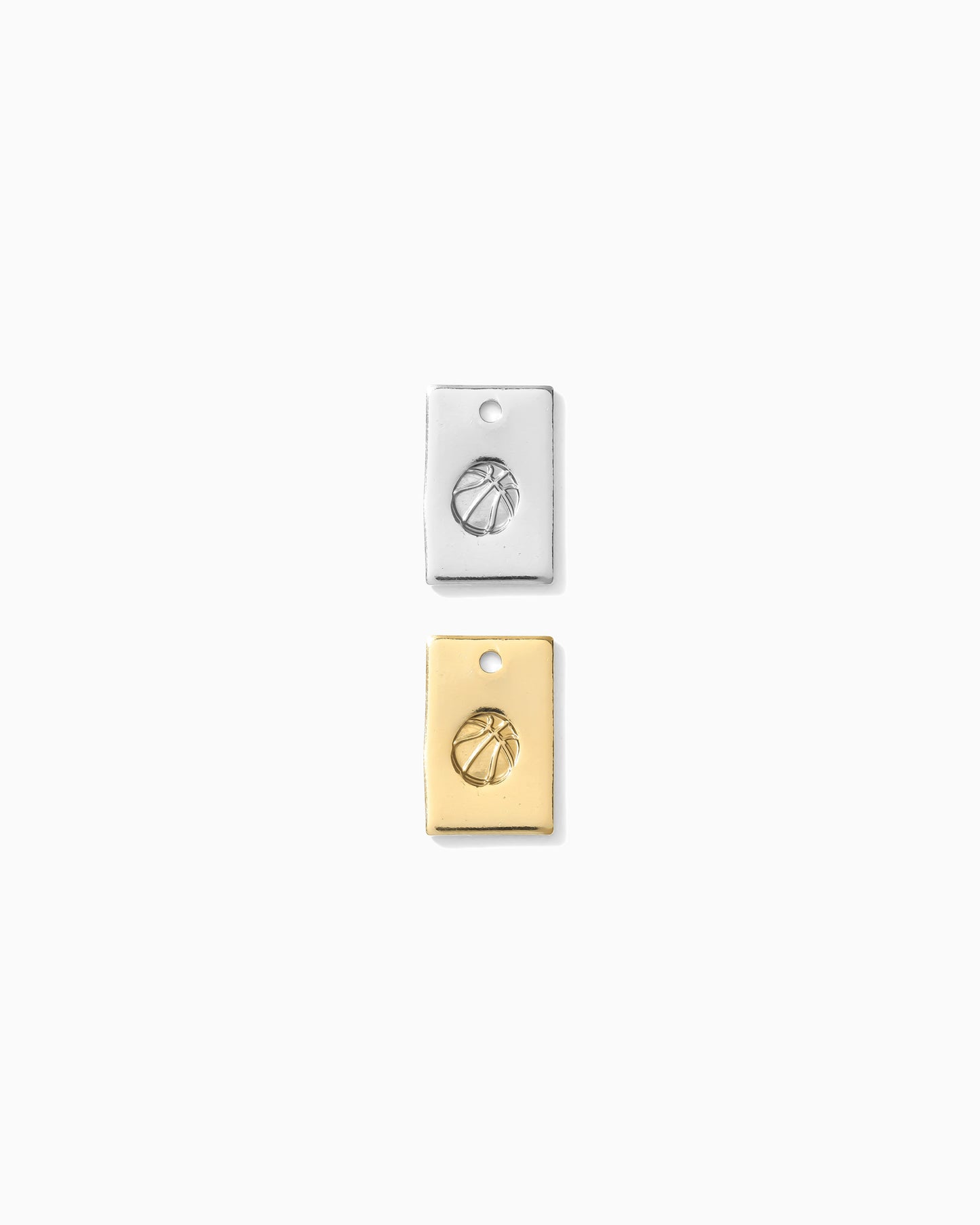 Basketball Rectangle Charm, CH266