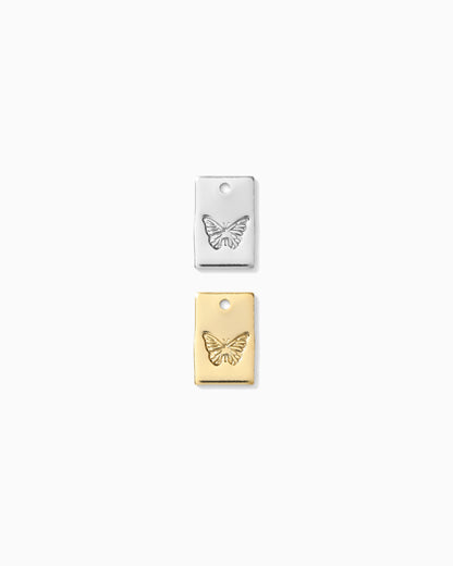 Butterfly Rectangle Charm, CH266