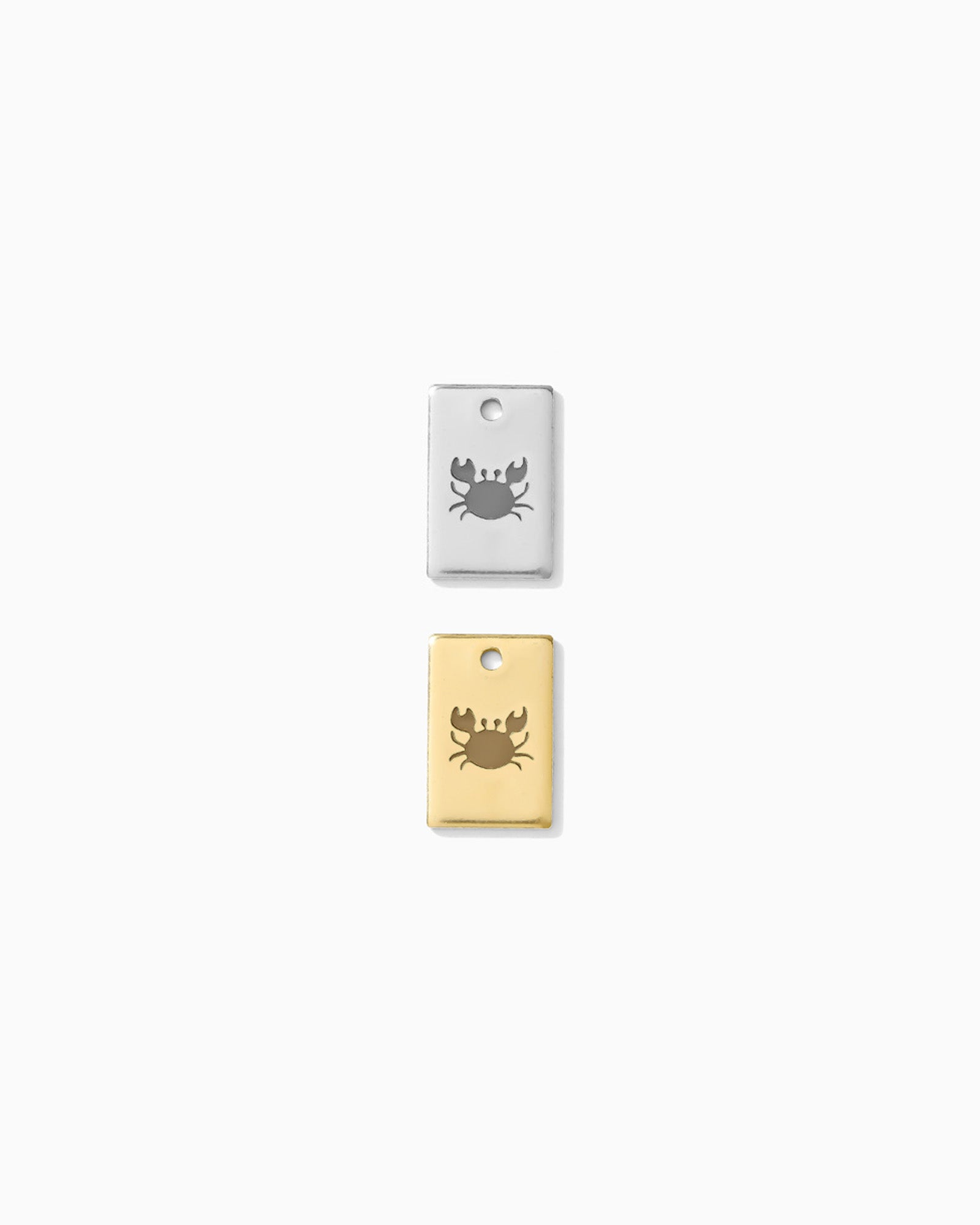 Crab Rectangle Charm, CH266