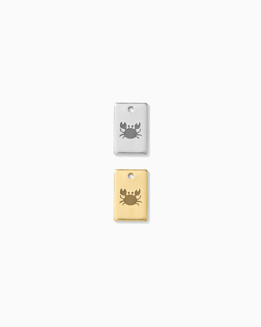 Crab Rectangle Charm, CH266