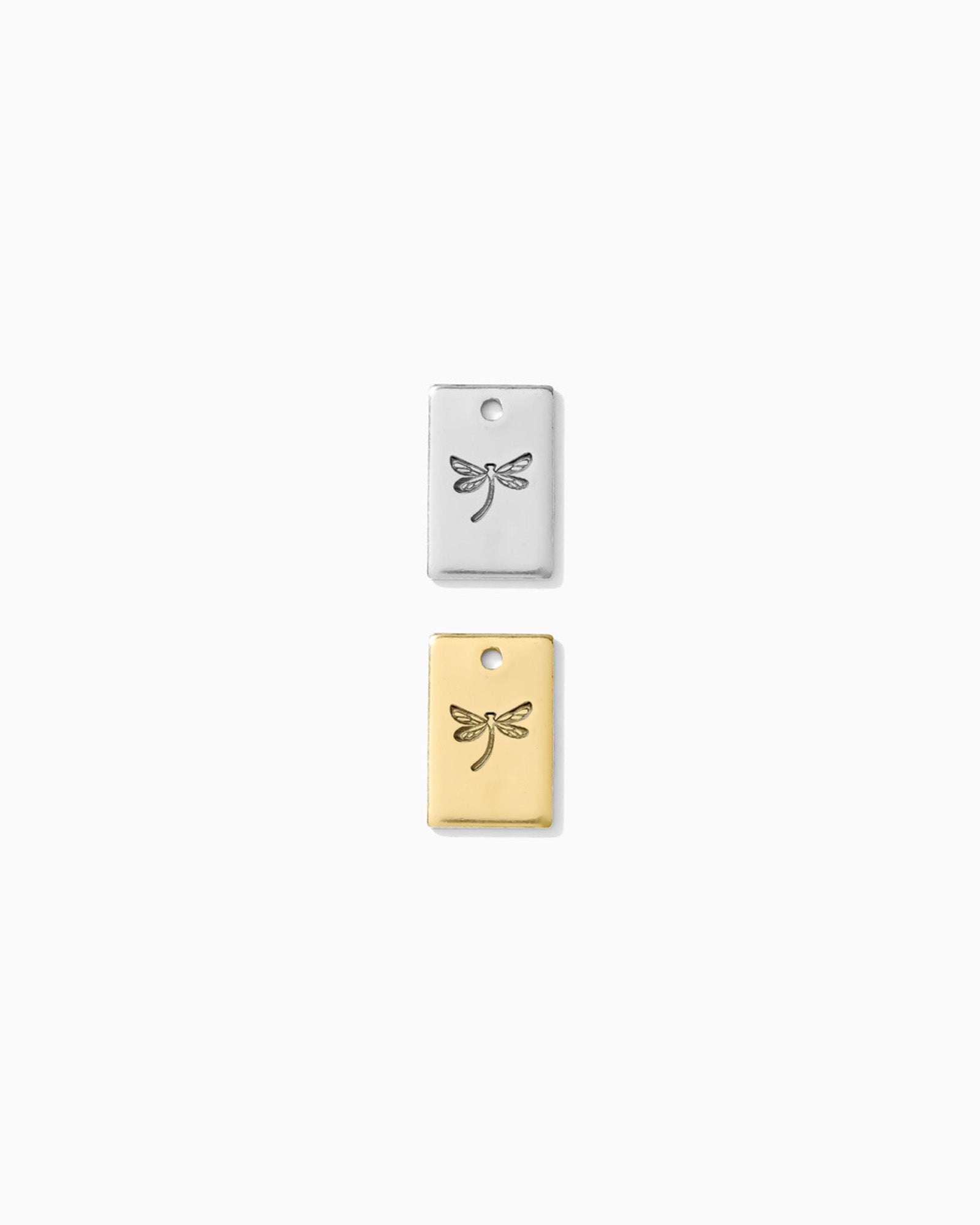 Dragonfly Rectangle Charm, CH266