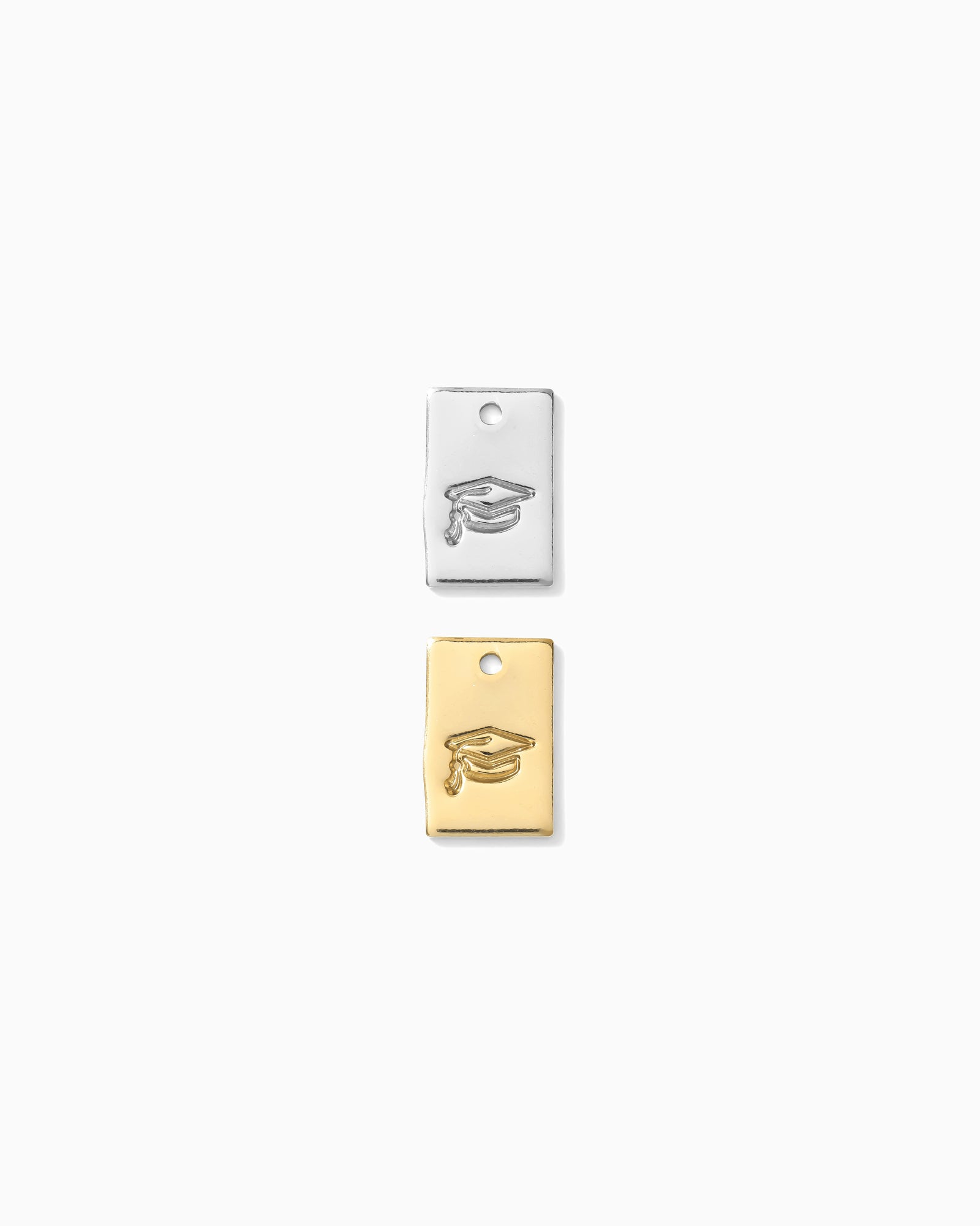 Grad Cap Rectangle Charm, CH266