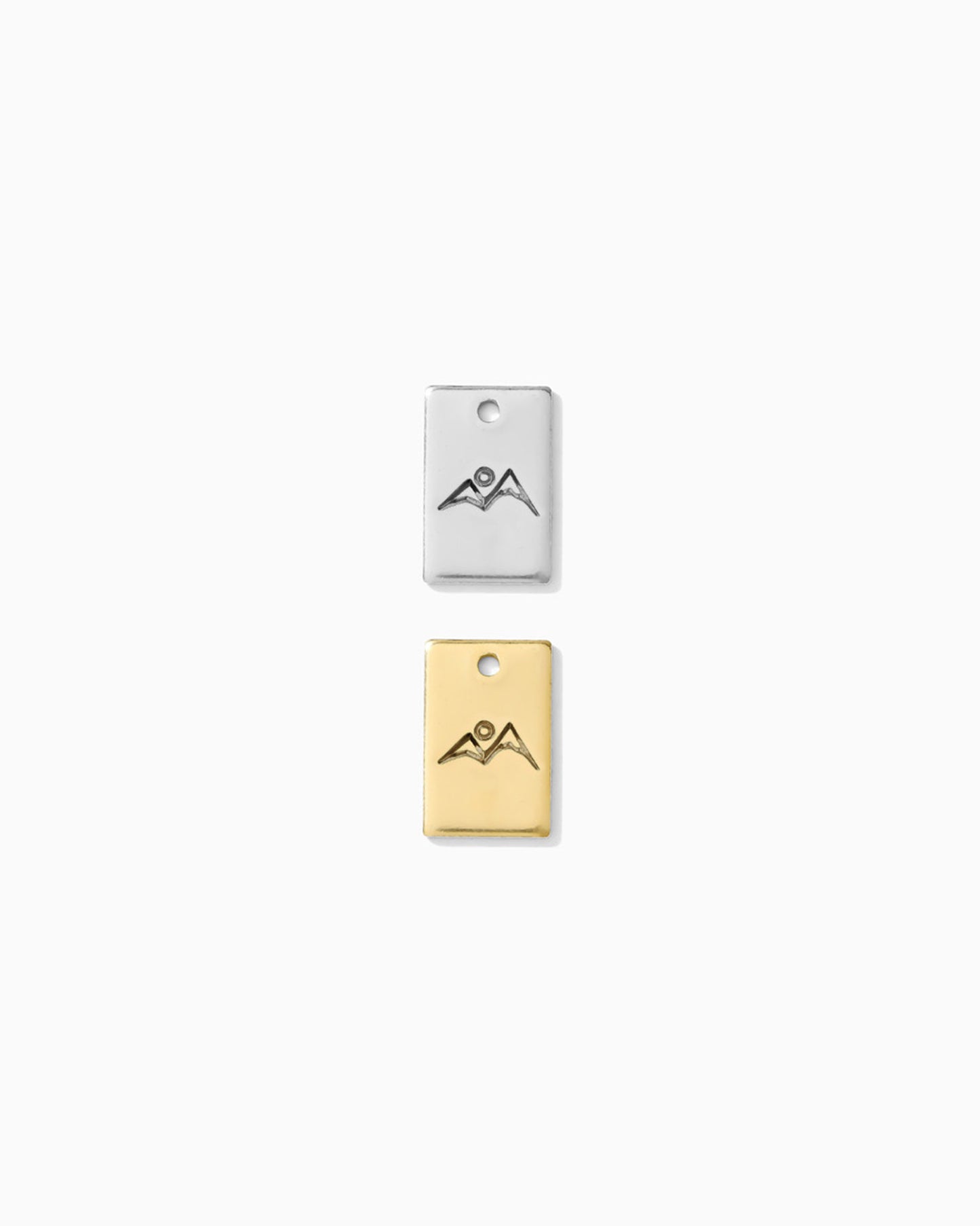 Mountain Rectangle Charm, CH266