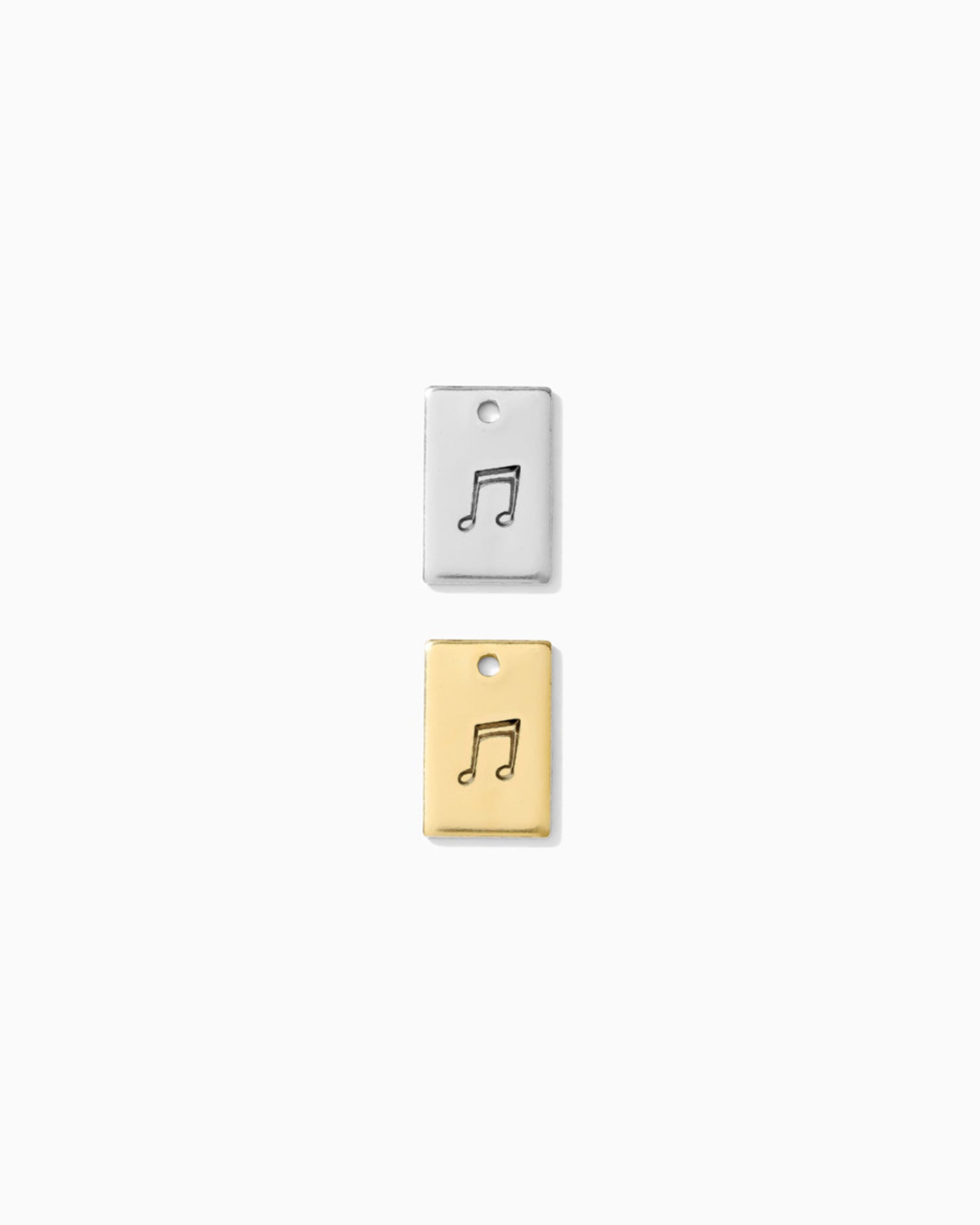 Music Note Rectangle Charm, CH266