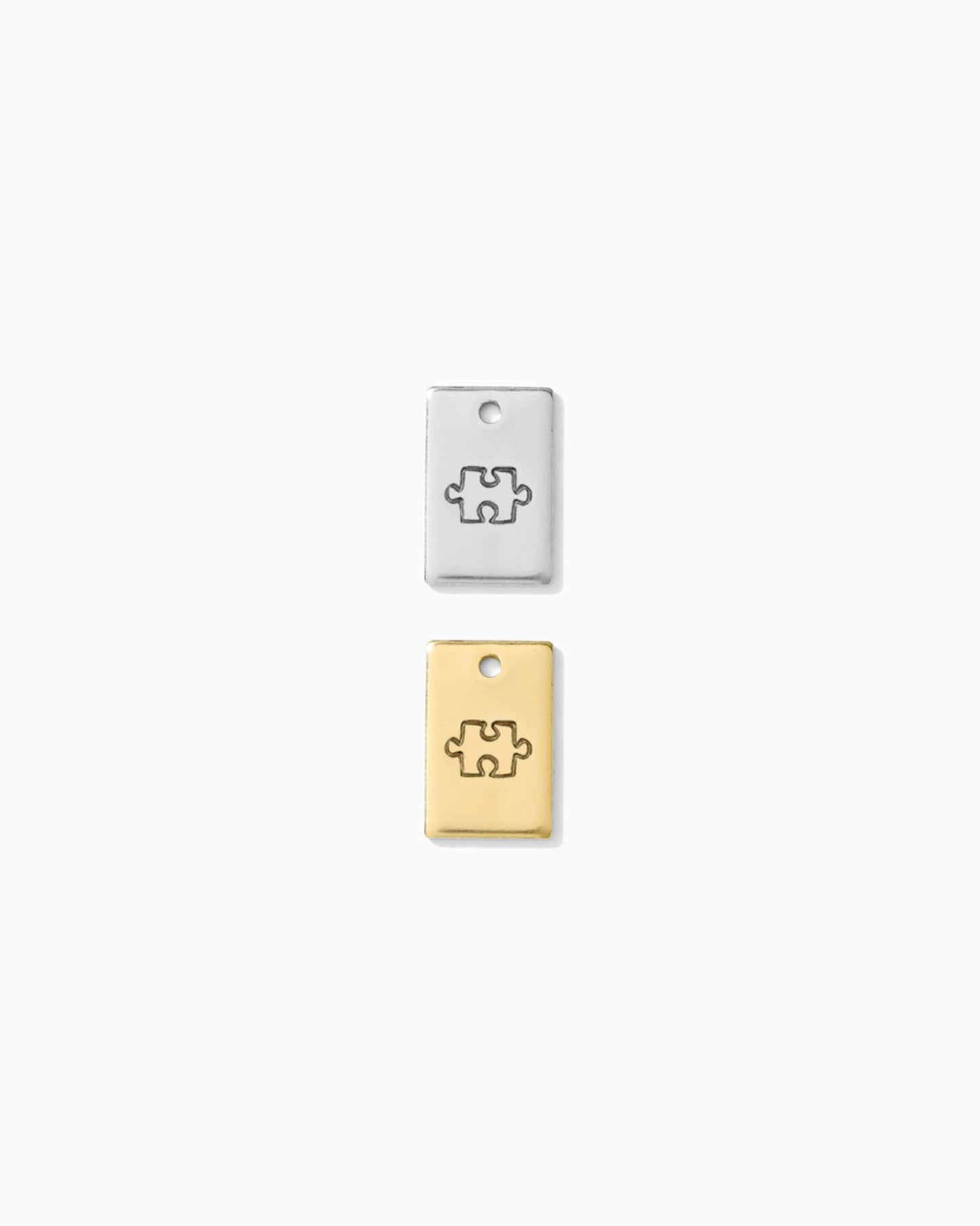 Puzzle Piece Rectangle Charm, CH266
