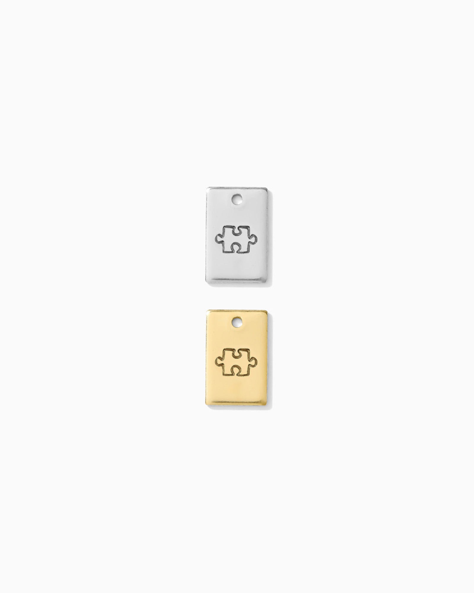Puzzle Piece Rectangle Charm, CH266