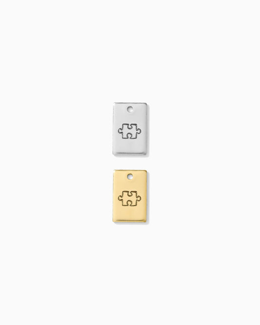 Puzzle Piece Rectangle Charm, CH266