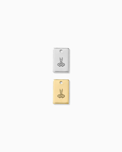 Scissors Rectangle Charm, CH266