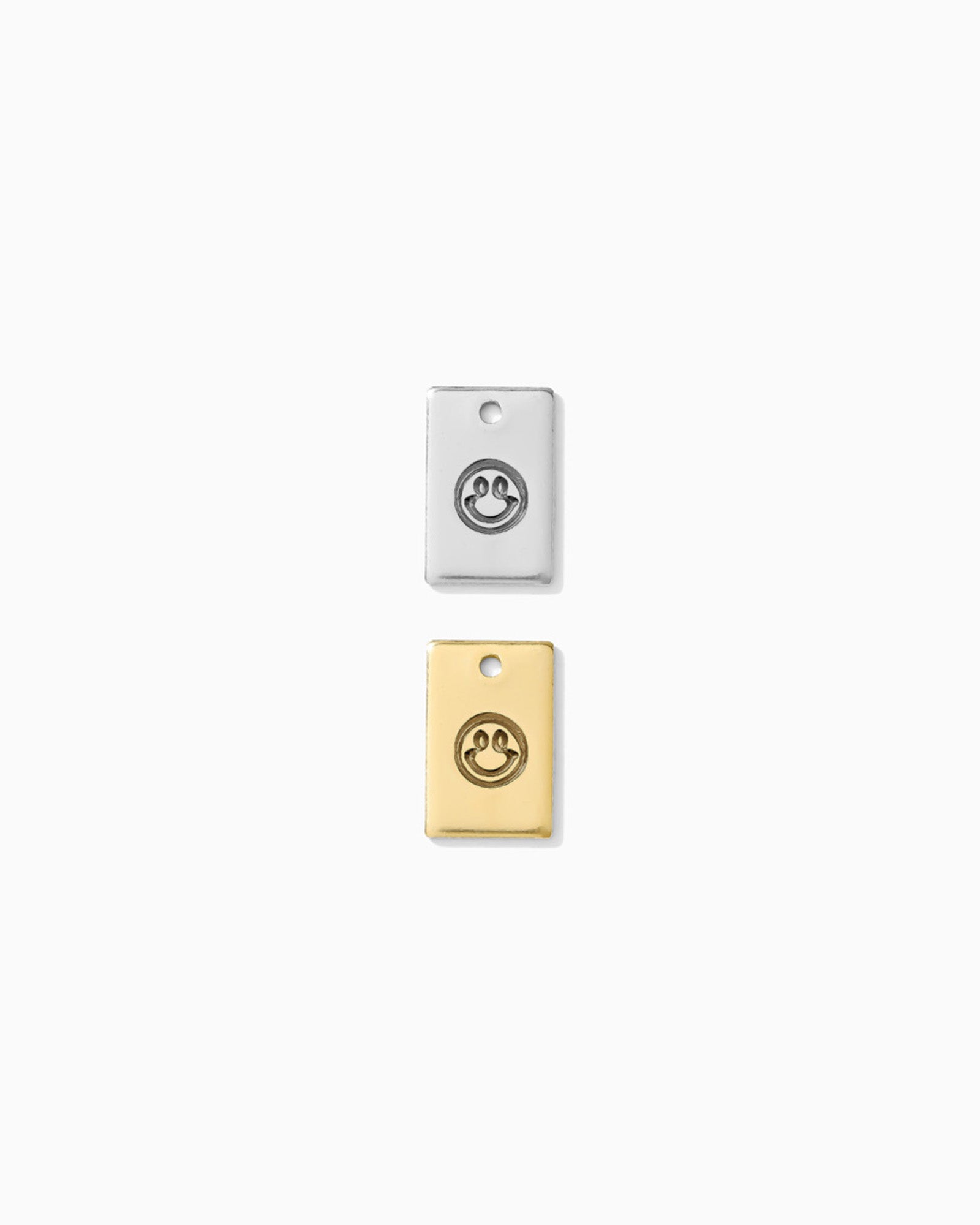 Smiley Rectangle Charm, CH266