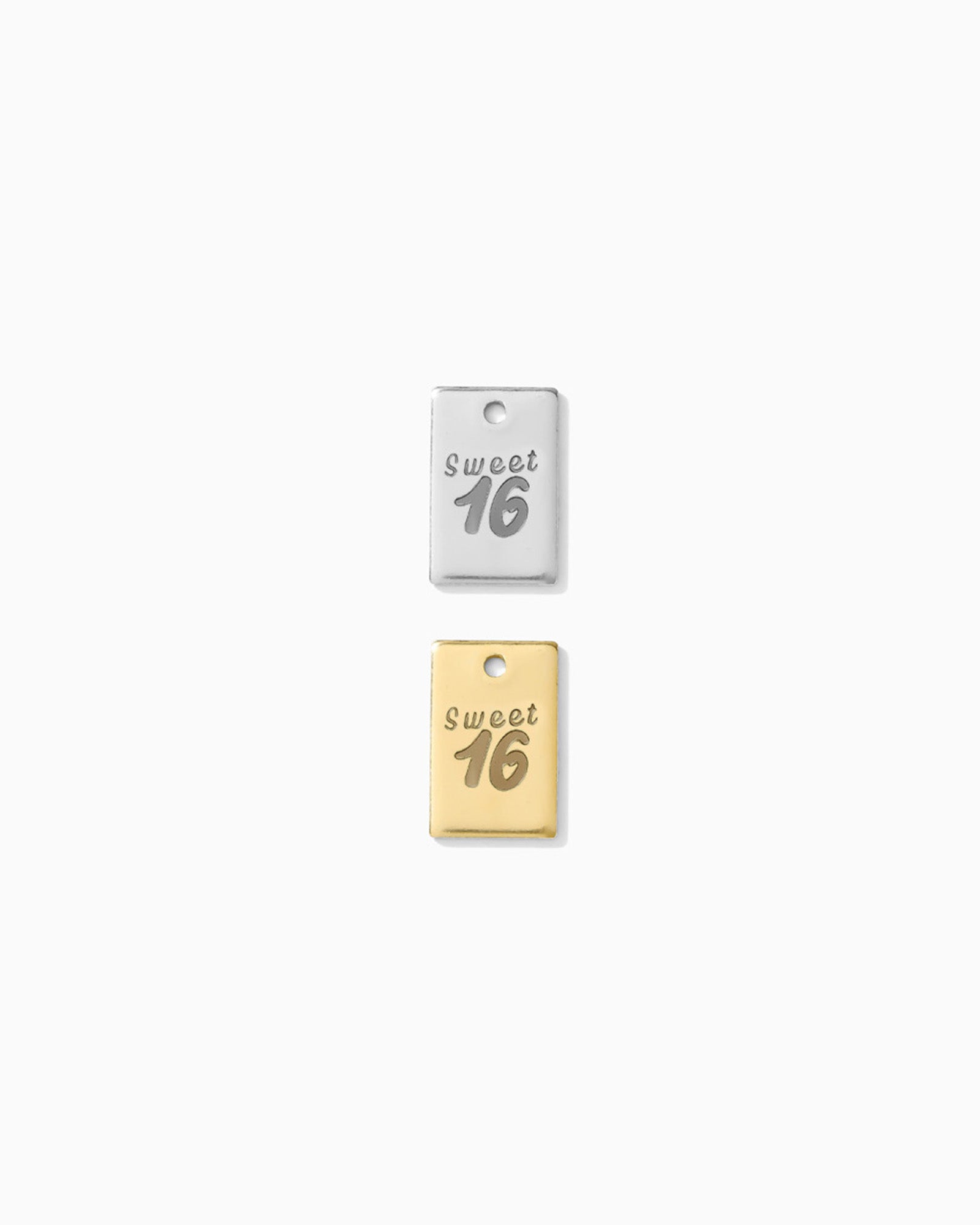 Sweet 16 Rectangle Charm, CH266