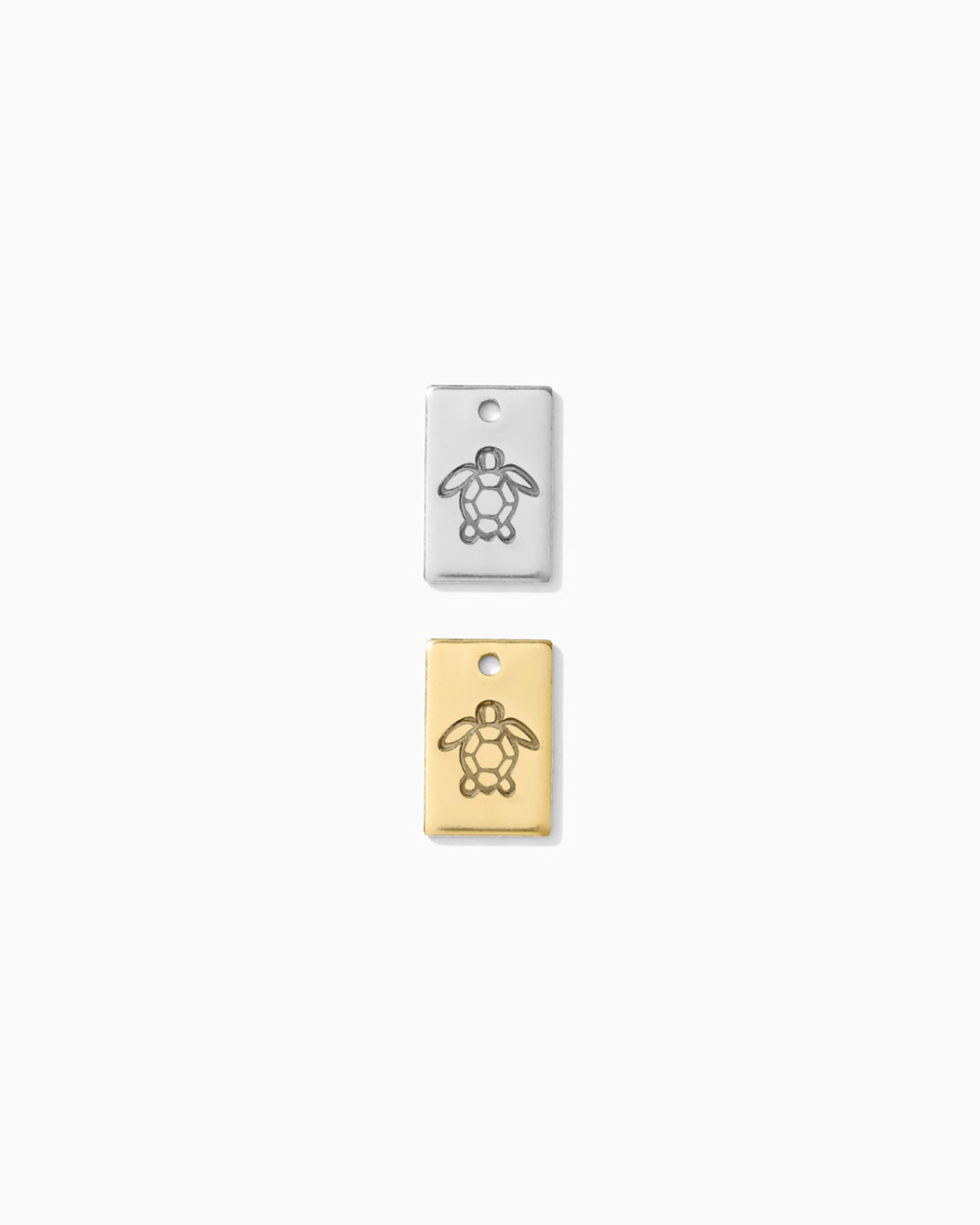 Turtle Rectangle Charm, CH266