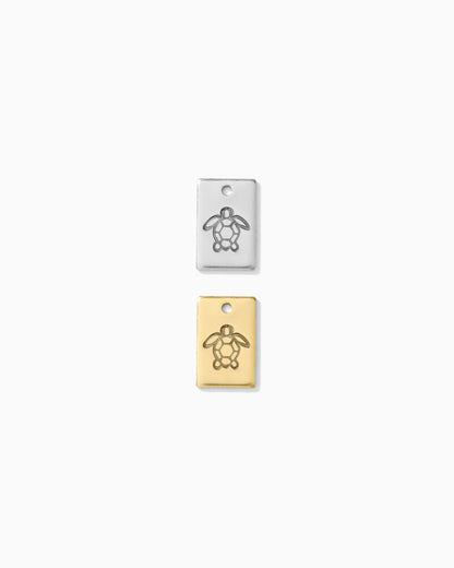 Turtle Rectangle Charm, CH266