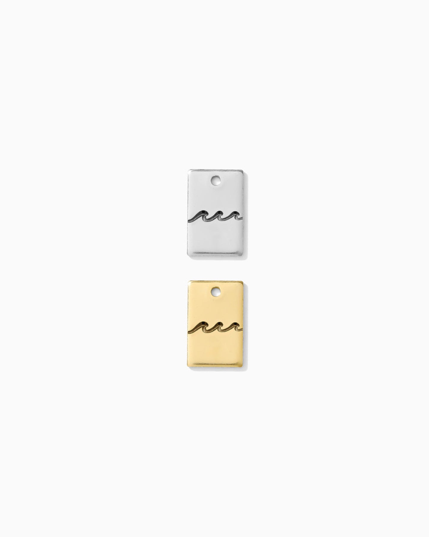 Wave Rectangle Charm, CH266
