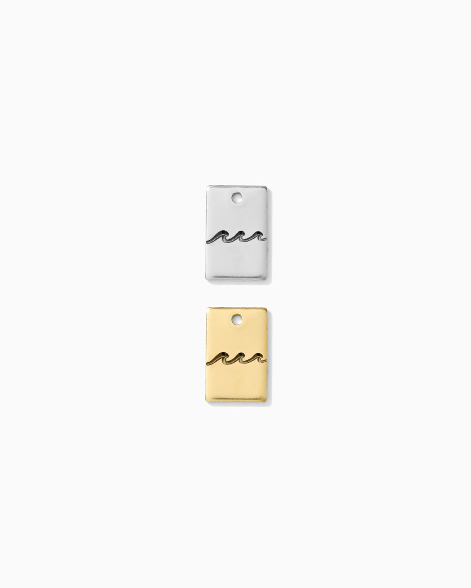 Wave Rectangle Charm, CH266