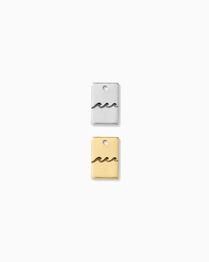 Wave Rectangle Charm, CH266