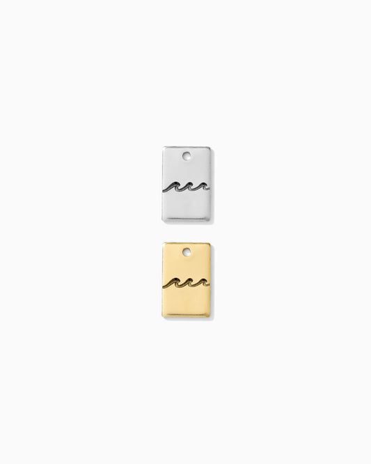 Wave Rectangle Charm, CH266