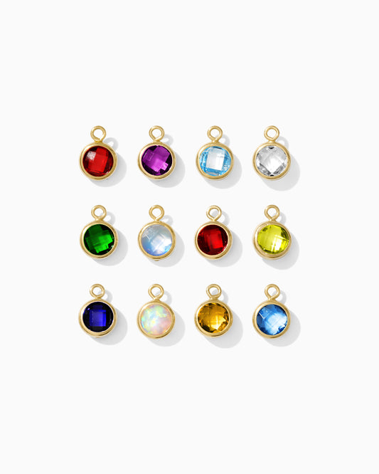 4mm Genuine Birthstone Charm