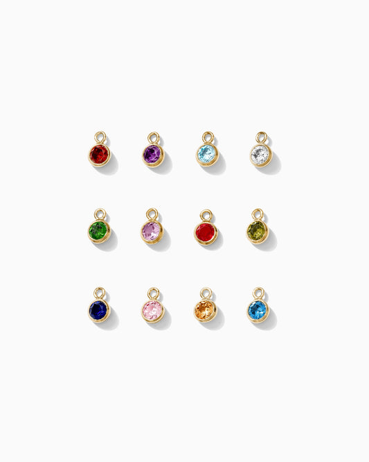3mm Birthstone Charm, CH29