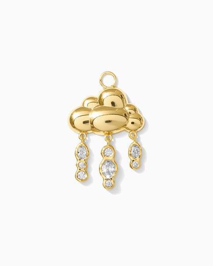 Rain Cloud with Cubic Zirconia Charm, CH300