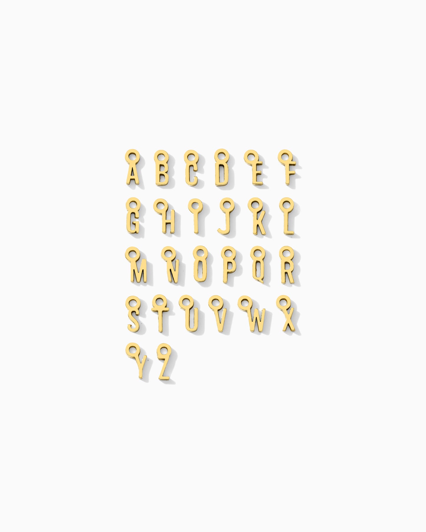 Mini Letter Charm, 14k gold filled, CH319