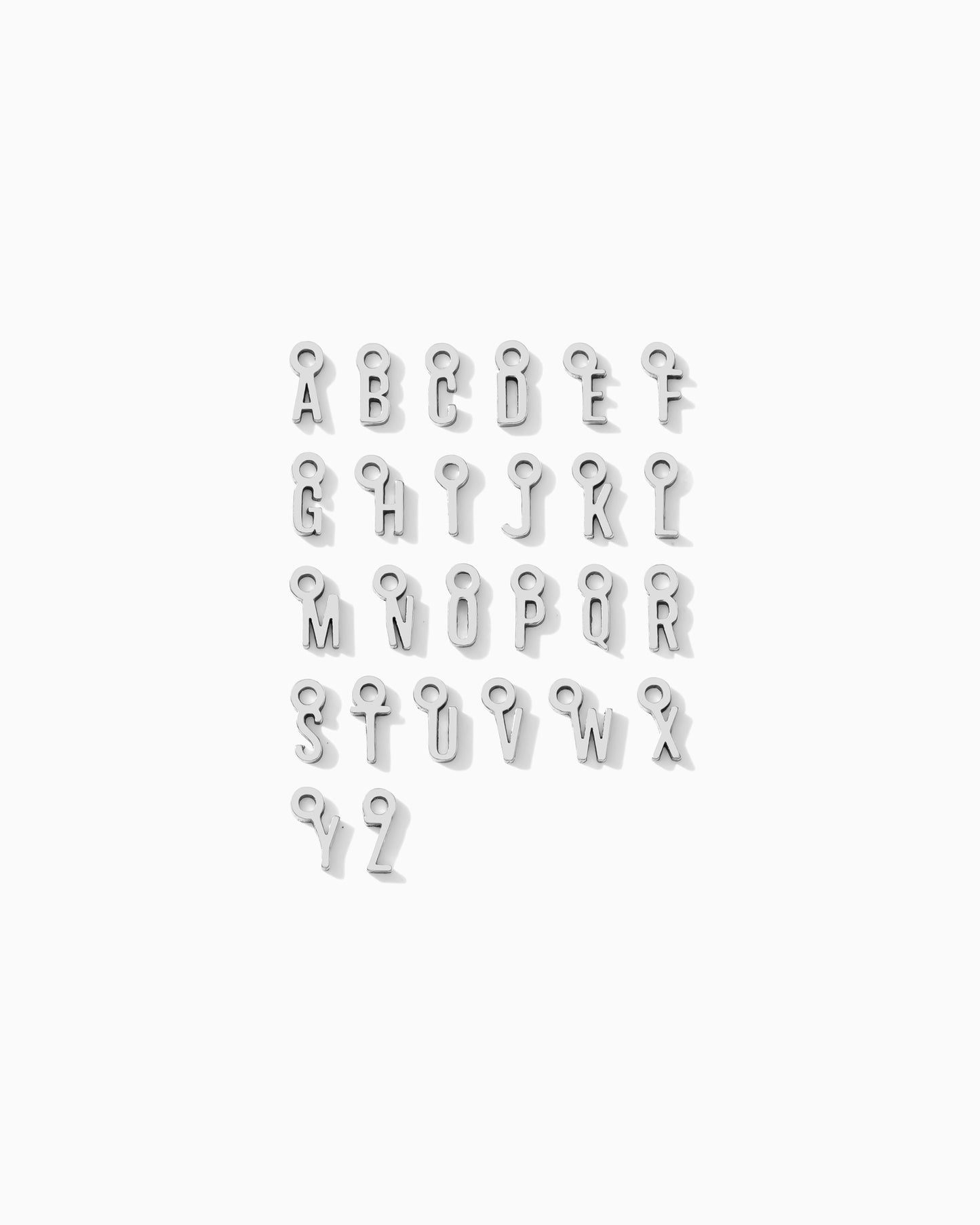 Mini Letter Charm, .925 sterling silver, CH319