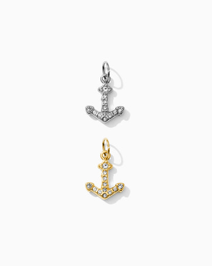 Anchor PVD Charm with CZ, CH338