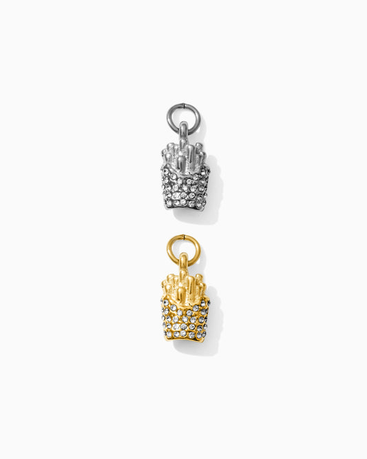 Fries PVD Charm with CZ, CH352