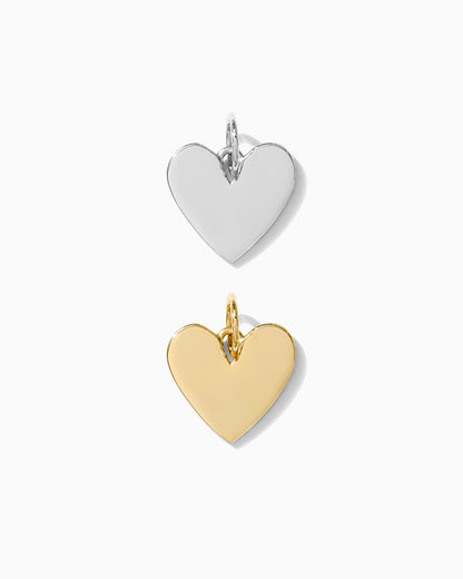 Plain heart pendant, CH36