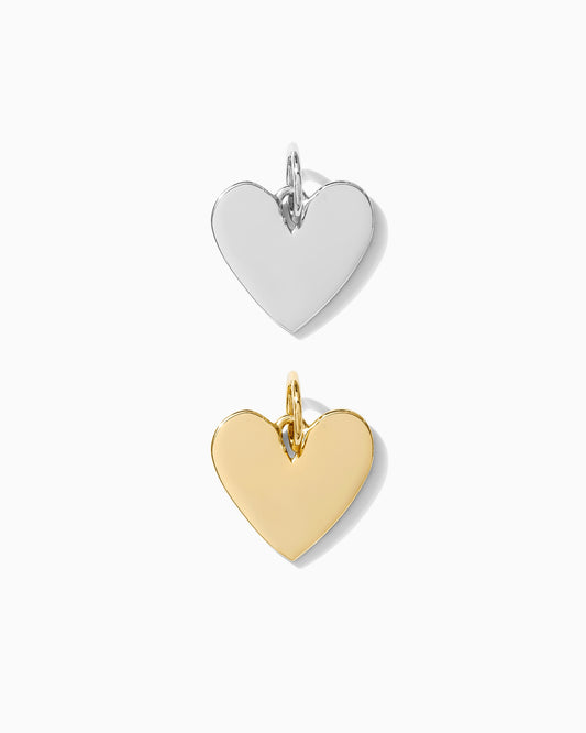 Plain heart pendant, CH36