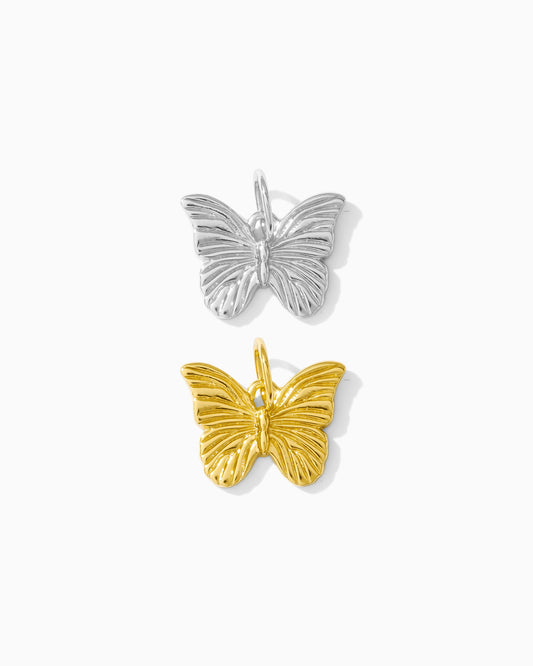 Textured Butterfly Pendant, CH37