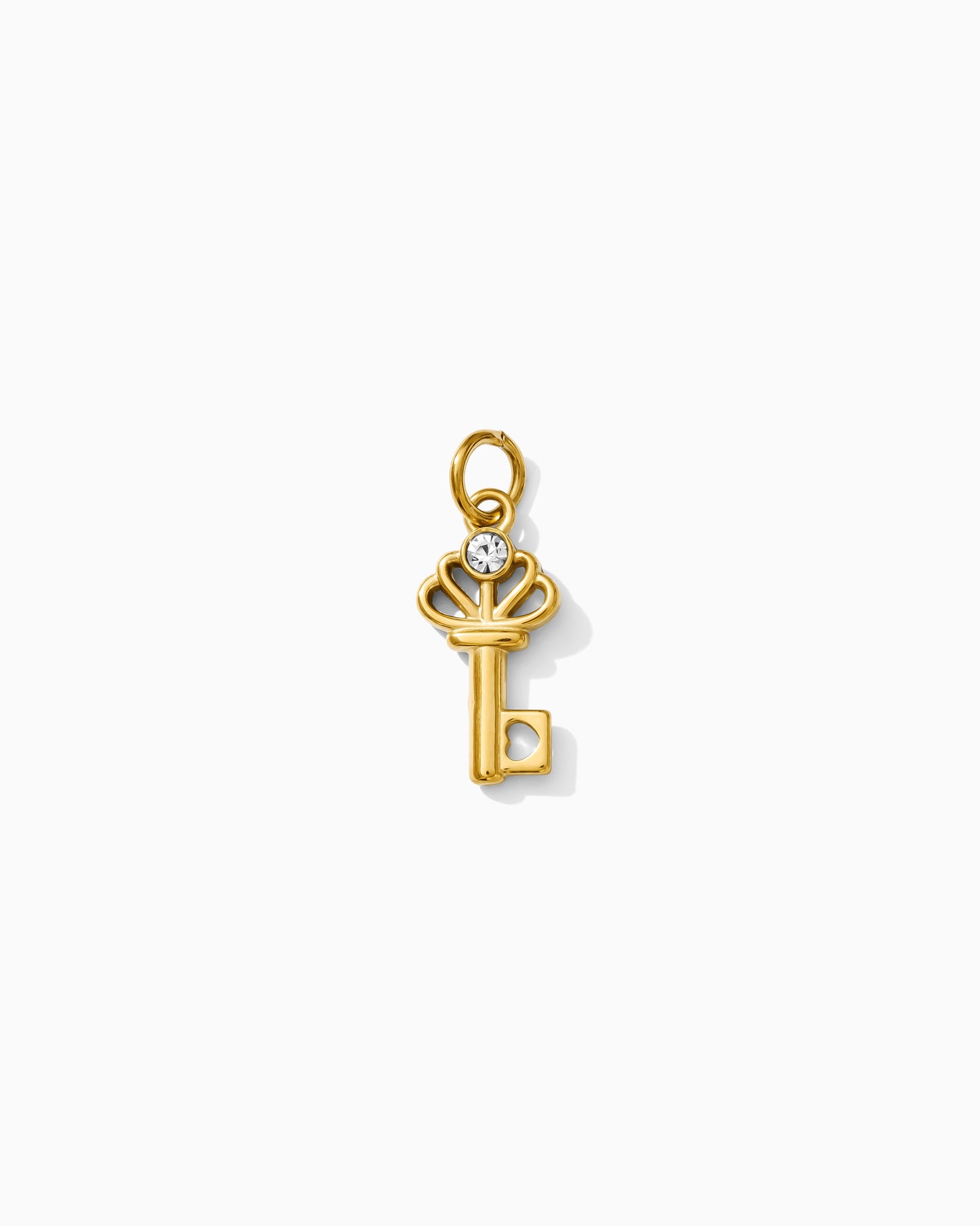 19mm Key w/ CZ PVD Charm, CH387