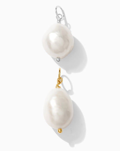 Freshwater Baroque Shape Pearl Charm, CH39
