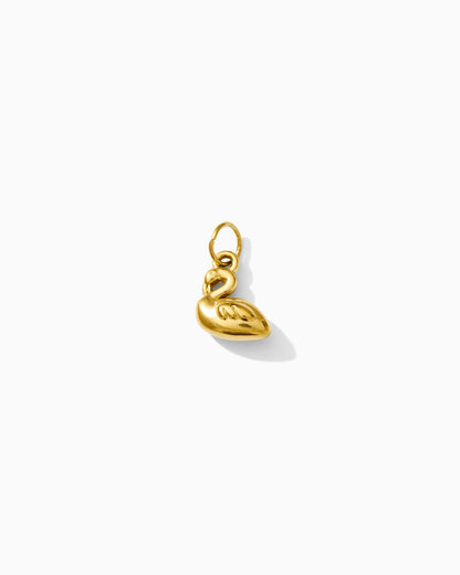 12mm Swan PVD Charm, CH390